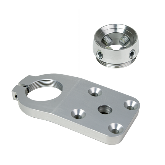 4-HOLE THREADED FLEXION PLATE, 10 DEG, W/RECEIVER, ROTATABLE